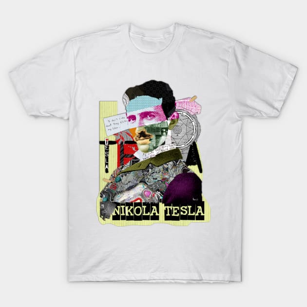 Nikola Tesla T-Shirt by michelkeck